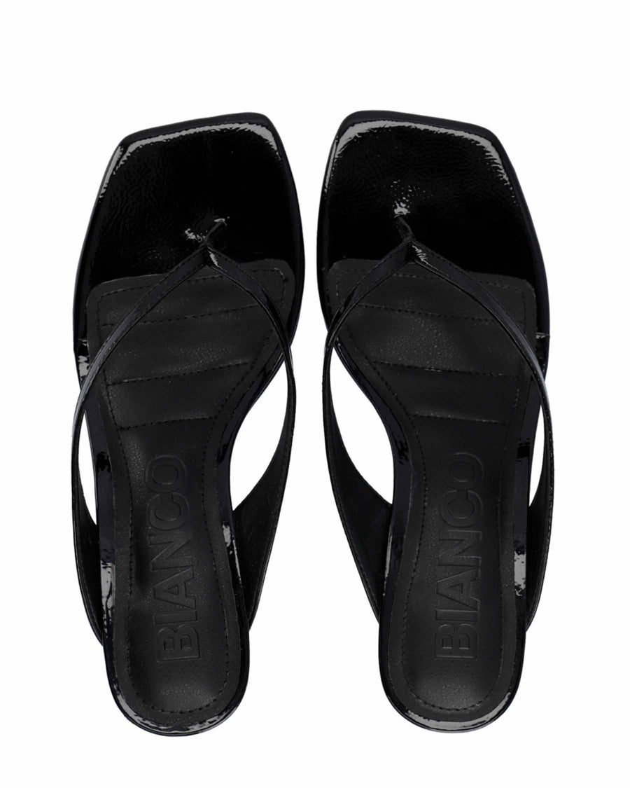 BIASPICE Toe Post Faux Leather