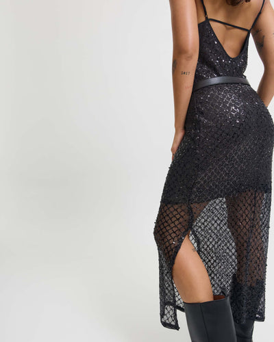 JXFIE GLITTER LONG DRESSThumbnail 