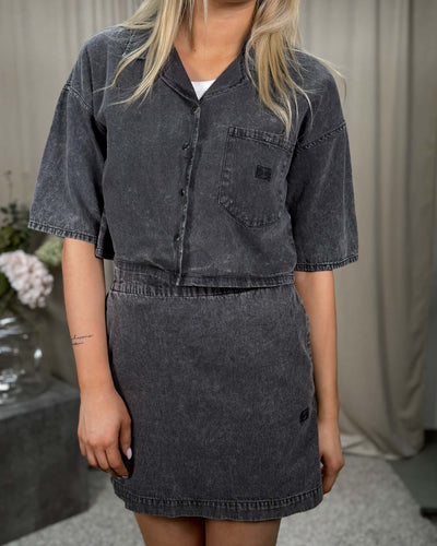 NMOREGON MID RISE DENIM SKIRTThumbnail 
