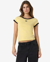NMTWIN S/S O-NECK CONTRAST TEE