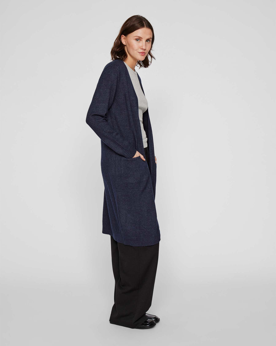 Viril long knit cardigan