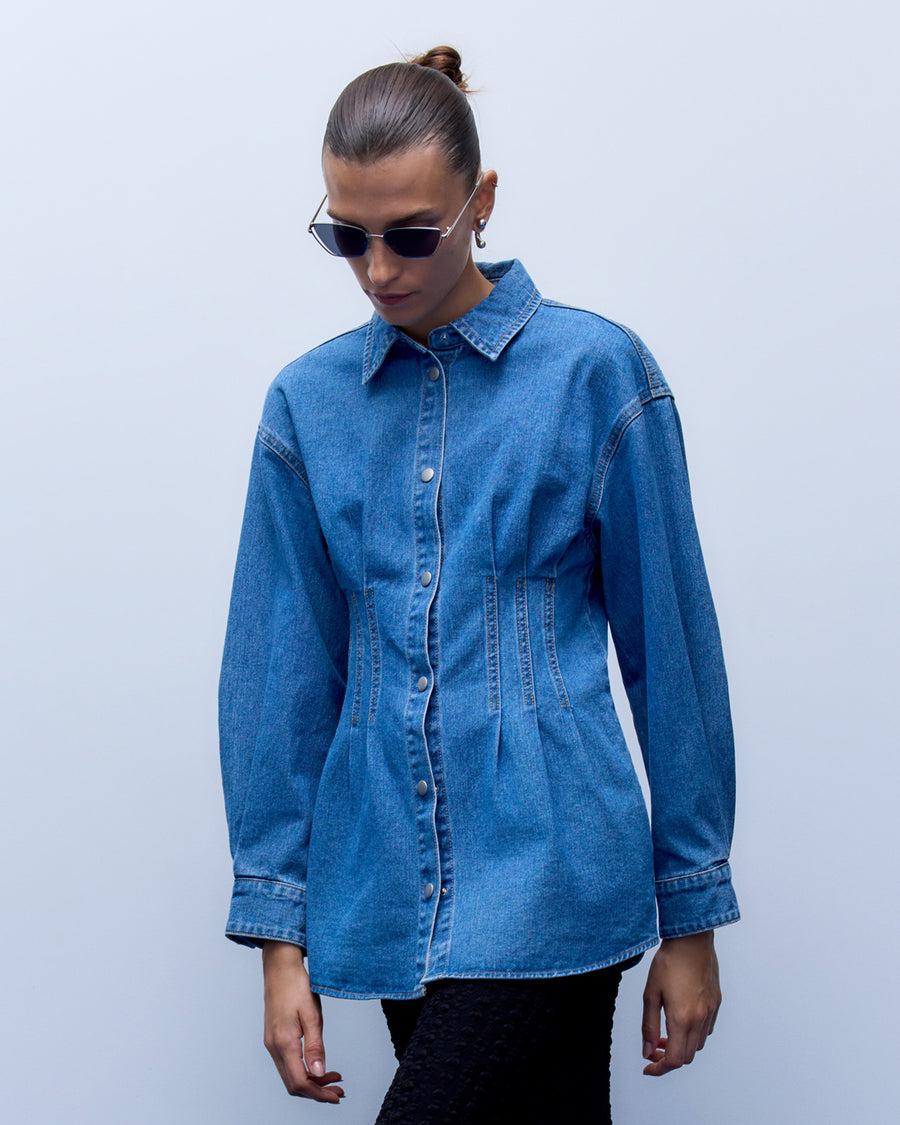 VISIKKA L/S DENIM SHIRT