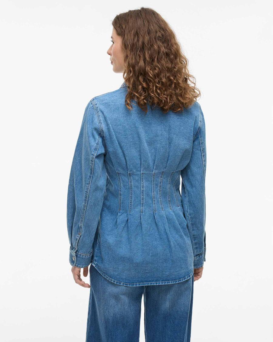 VISIKKA L/S DENIM SHIRT