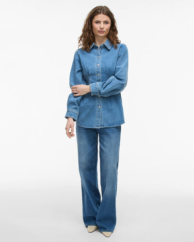 VISIKKA L/S DENIM SHIRTThumbnail 