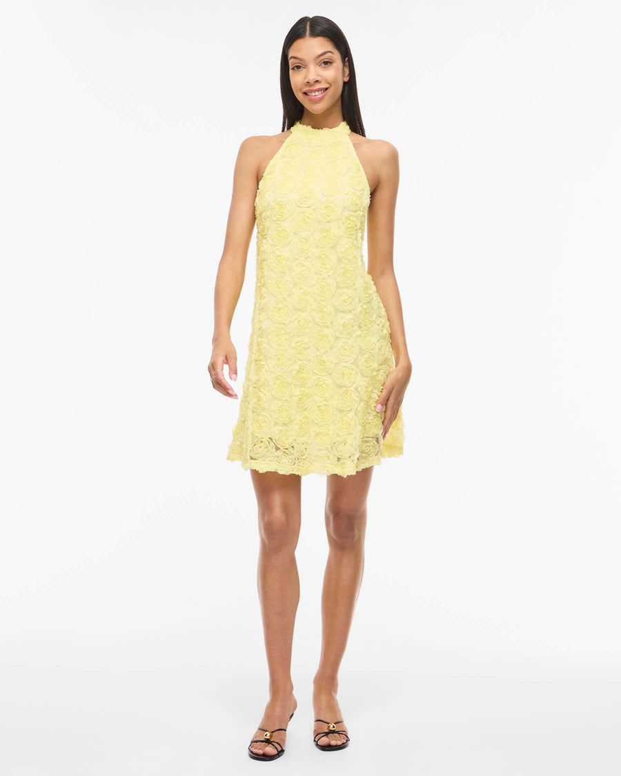 VIGLORY HALTER NECK DRESS