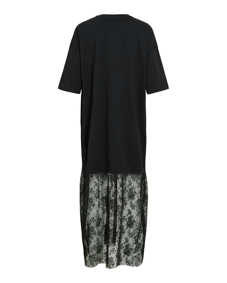 VIKATA S/S OVERSIZE LACE DRESS