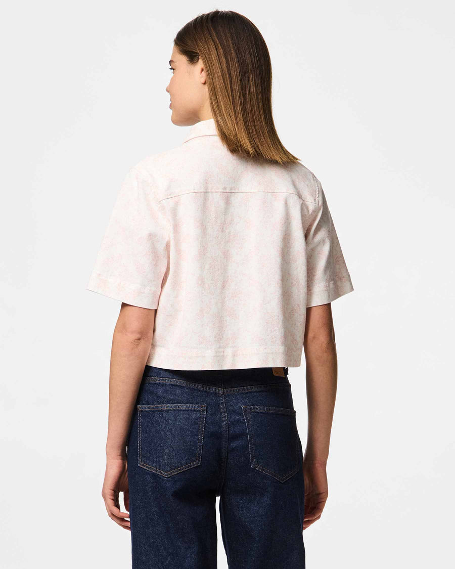 PCSALUME SS DENIM SHIRT