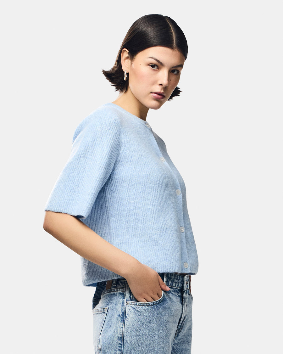 Pcsilly ss o-neck knit