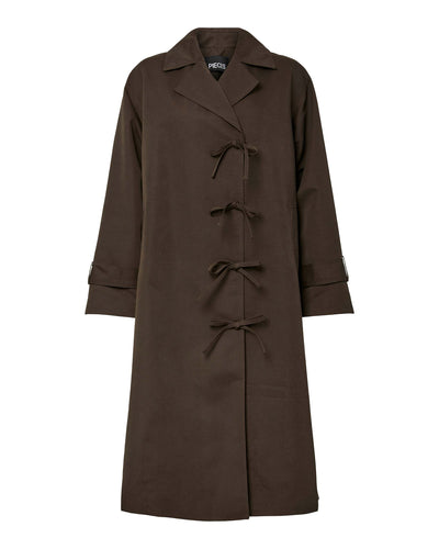 PCAGNES LS TIE TRENCHCOATThumbnail 