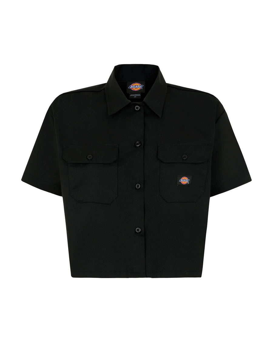 SS CROP WORK SHIRT