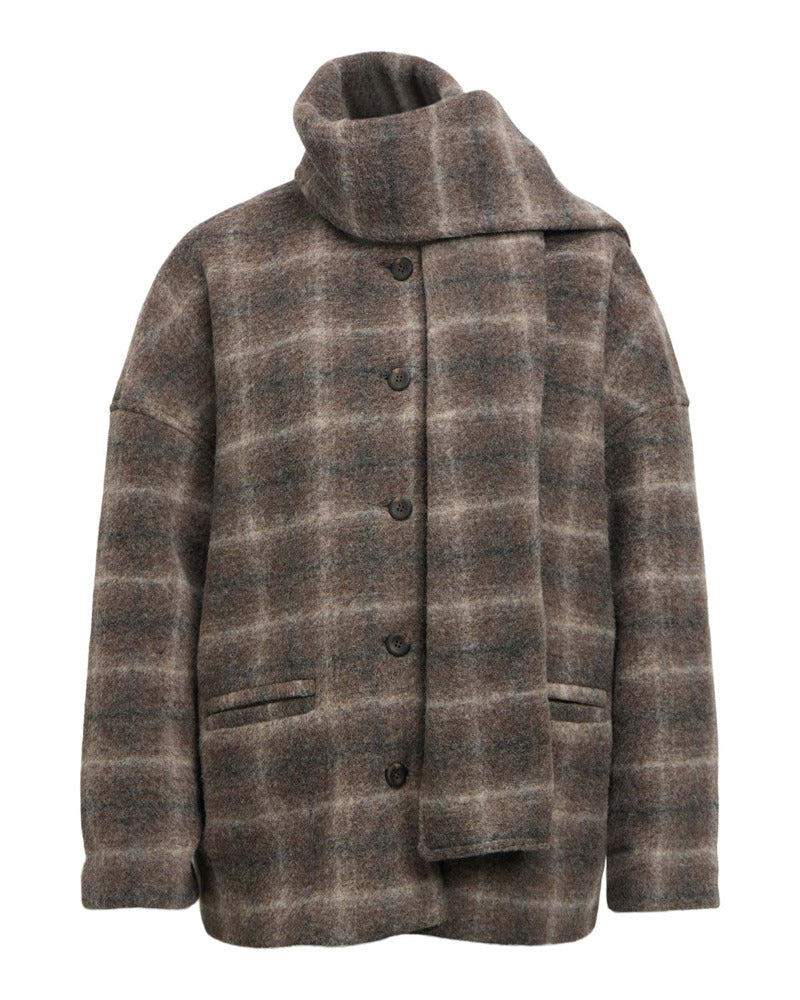 OBJMAISE SCARF JACKET