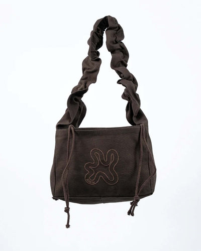 BROWN // RUFFLE MINI SHOPPERThumbnail 