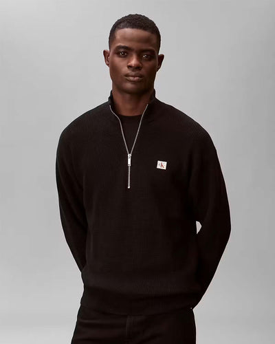 LS EZ COTTON WAFFLE QUARTER ZIThumbnail 