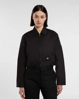 LINED EISENHOWER CROP W