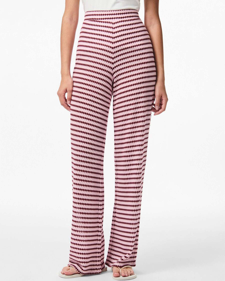Pcjeya hw wide knit pants