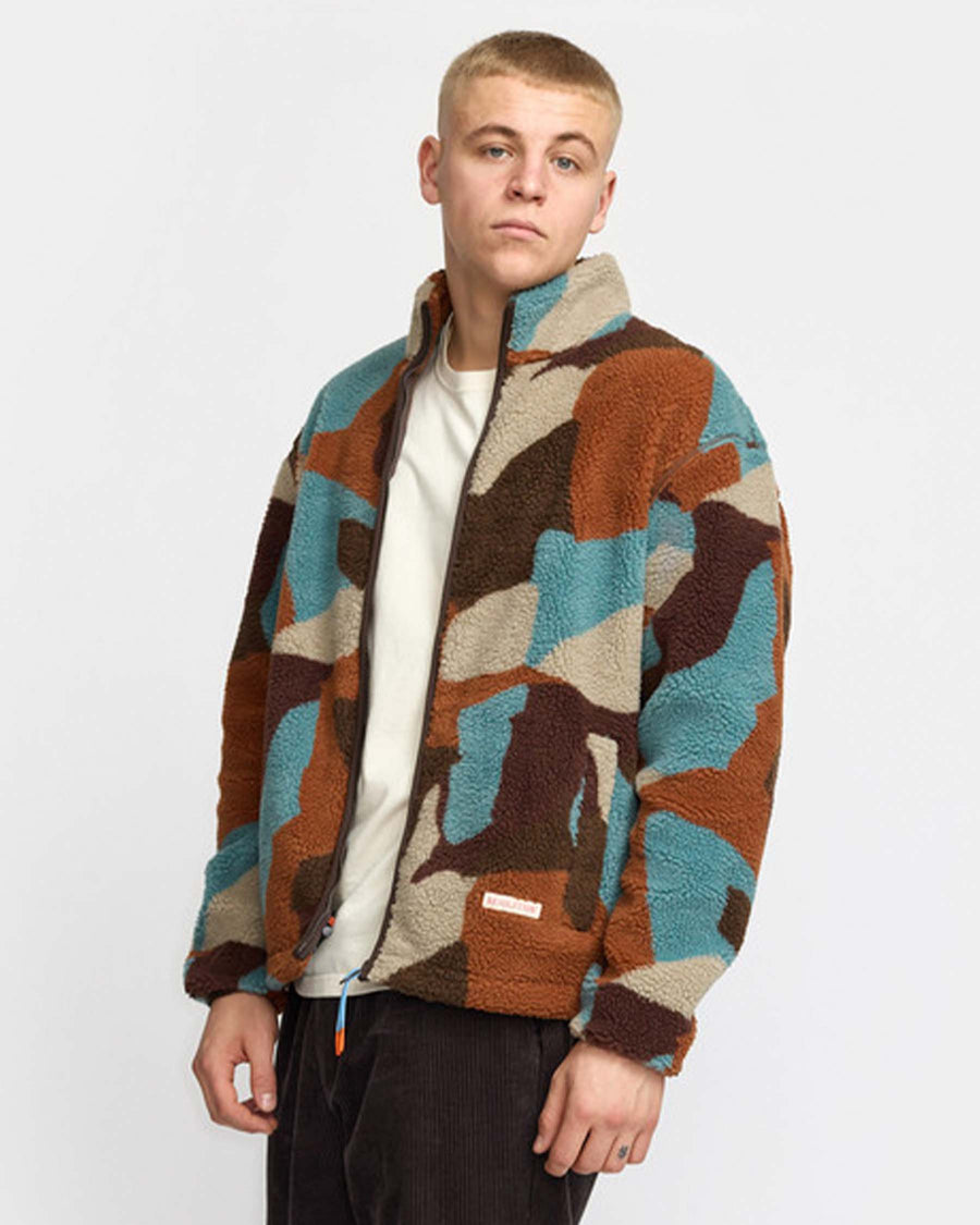 Printed Teddy Jacket