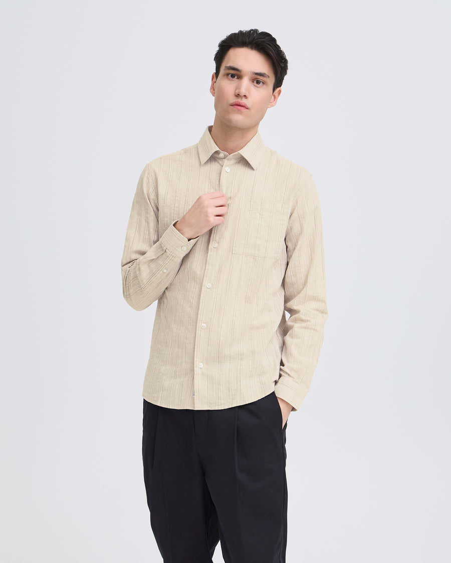 CFHEDMAN DOBBY STRIPPED SHIRT