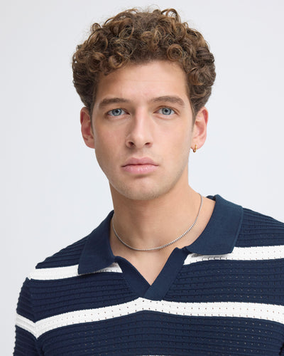 CFDAHLIN SS STRIPED POLO KNITThumbnail 