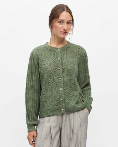 OBJFLORA LS KNIT CARDIGANThumbnail 
