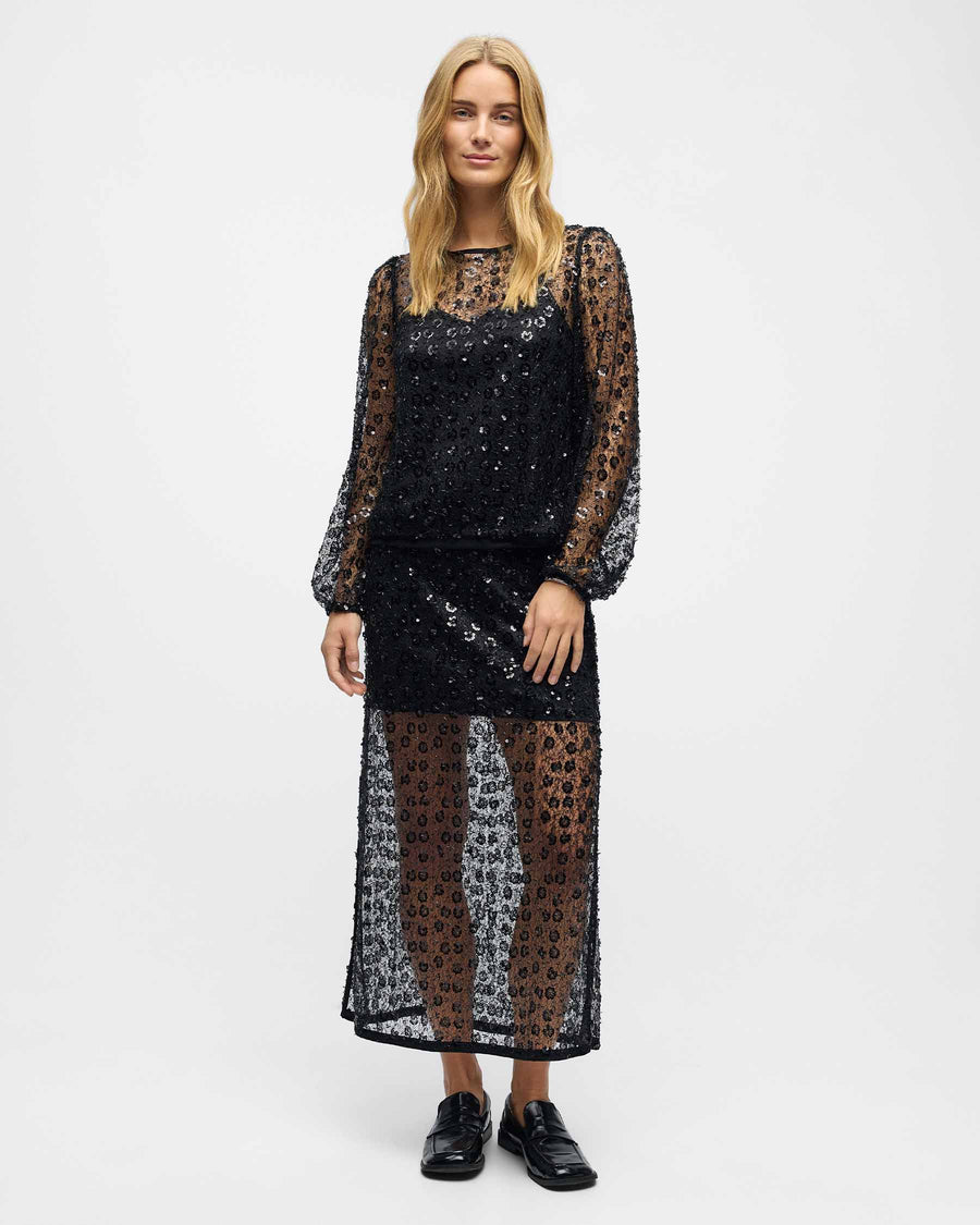 OBJMAISY HW LONG SKIRT