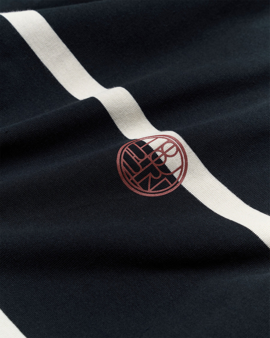 WBHiro S/S Stripe Zip Polo
