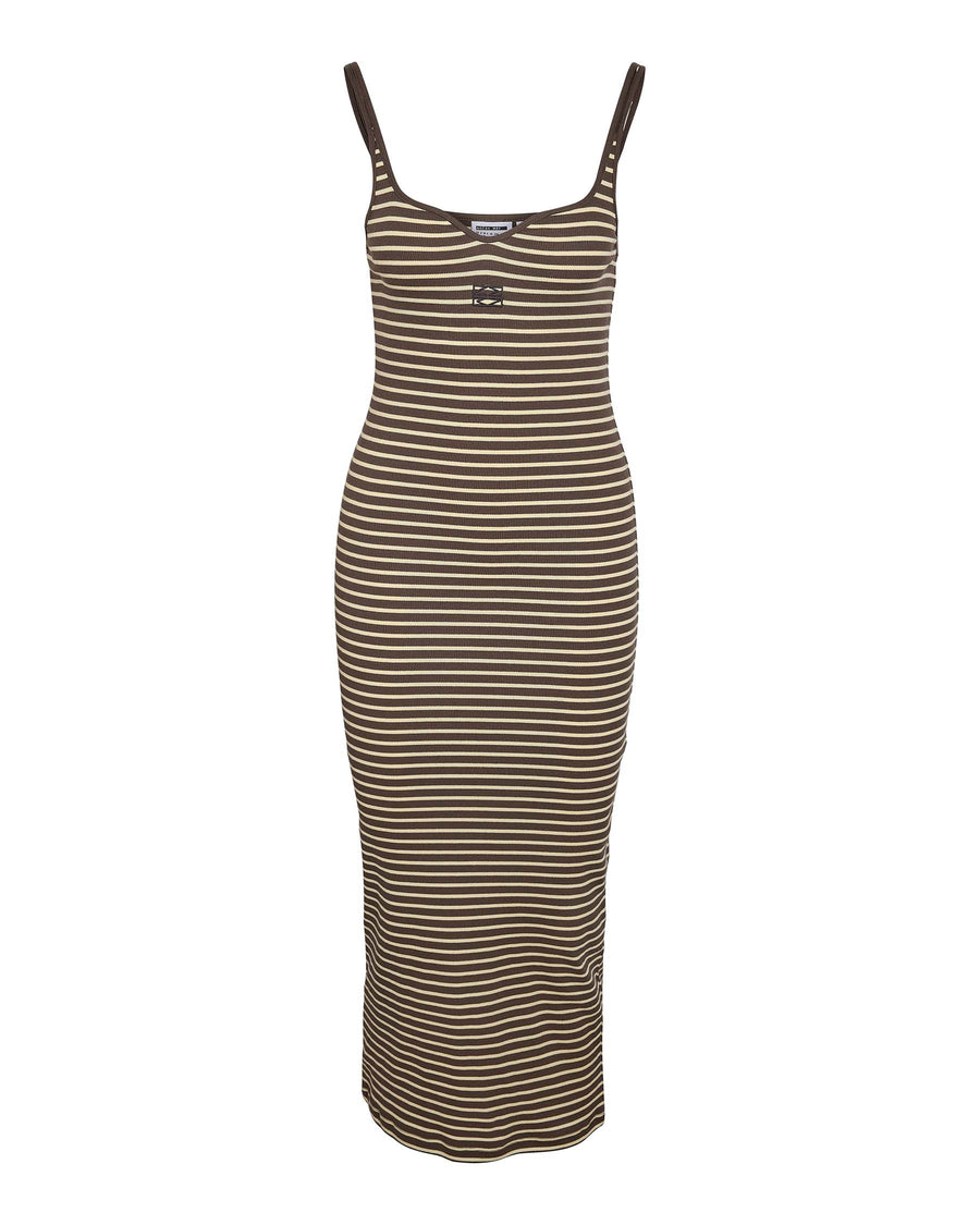 NMJUDY STRIPED MIDI DRESS