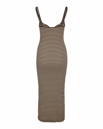 NMJUDY STRIPED MIDI DRESSThumbnail 