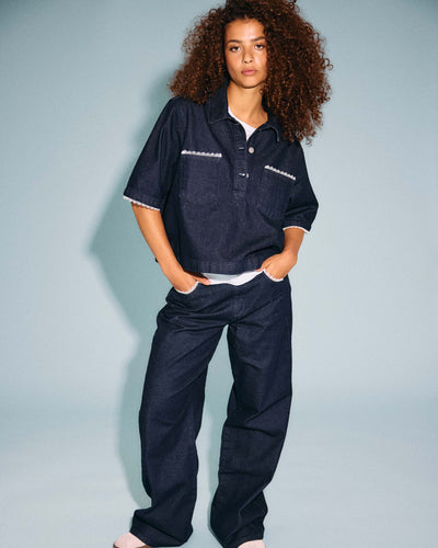 NMINDIE DENIM LACE SHIRTThumbnail 