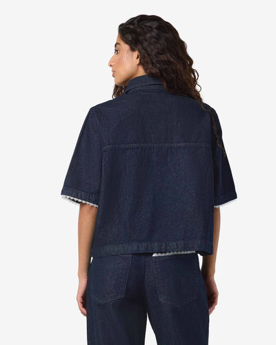 NMINDIE DENIM LACE SHIRTThumbnail 
