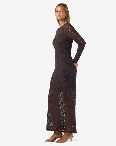 NMMIRIAM L/S MAXI LACE DRESSThumbnail 