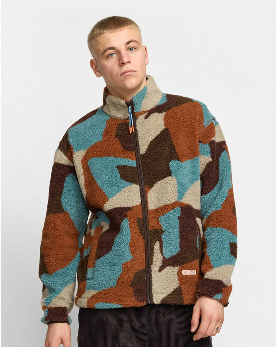 Printed Teddy Jacket