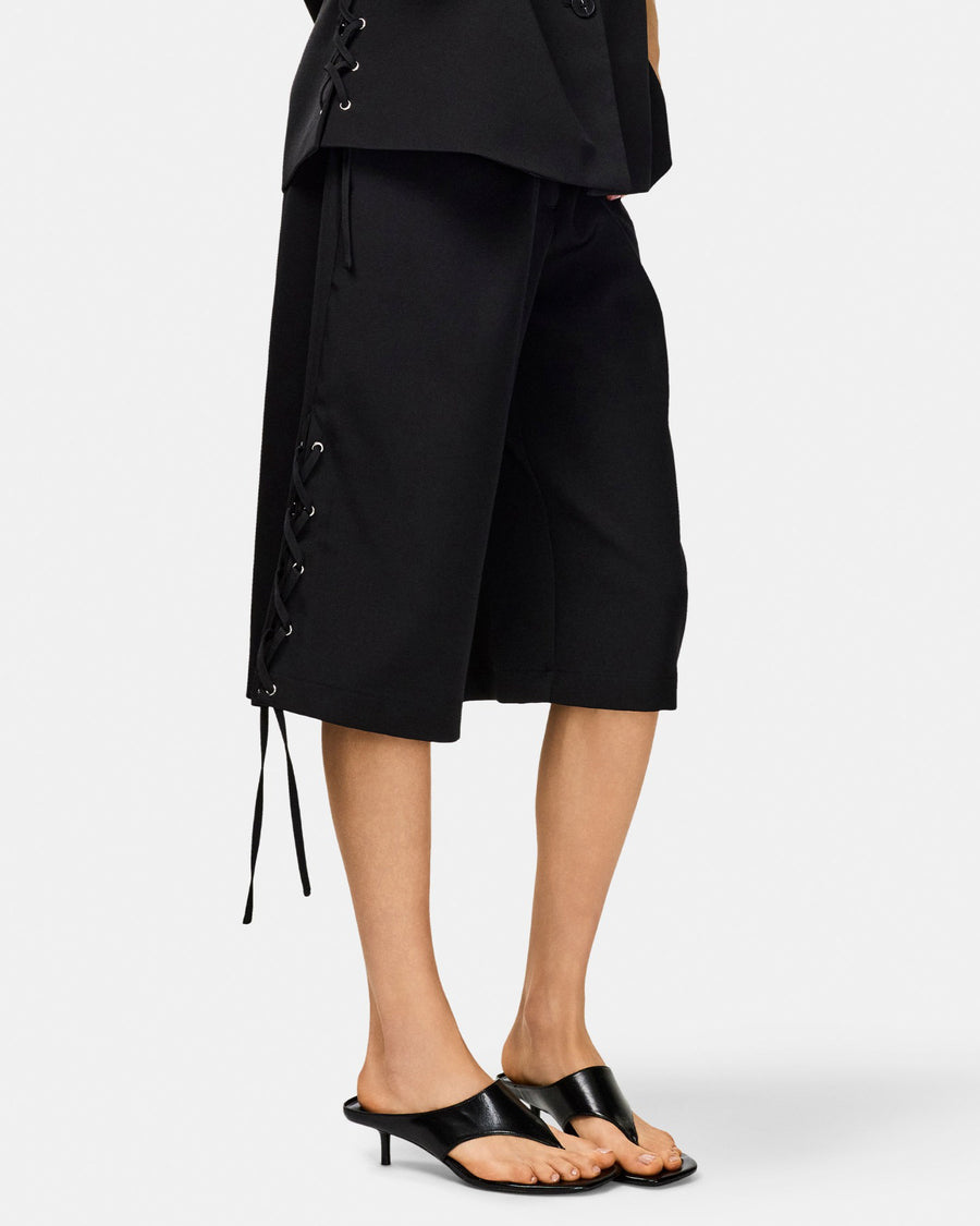 PCTEMPRE HW TIE DETAIL JORTS