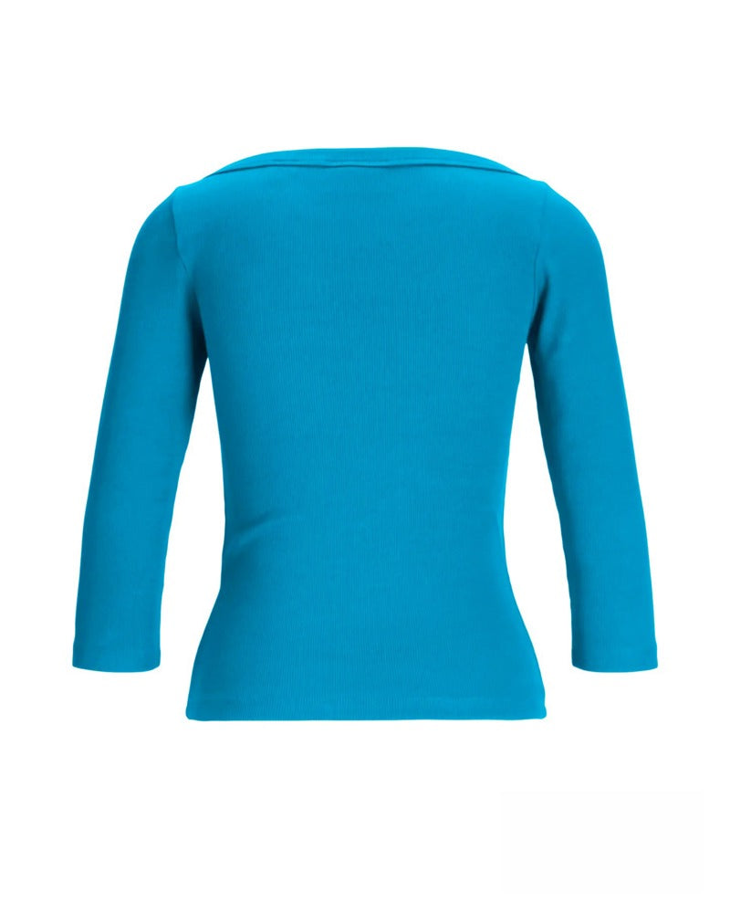 JXFIFI STR 3/4 BOATNECK TOP