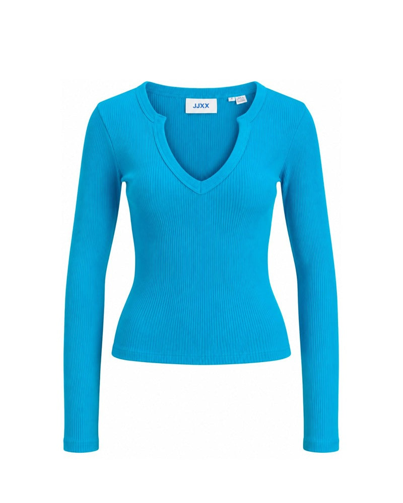 JXFIA LS V NECK TOP