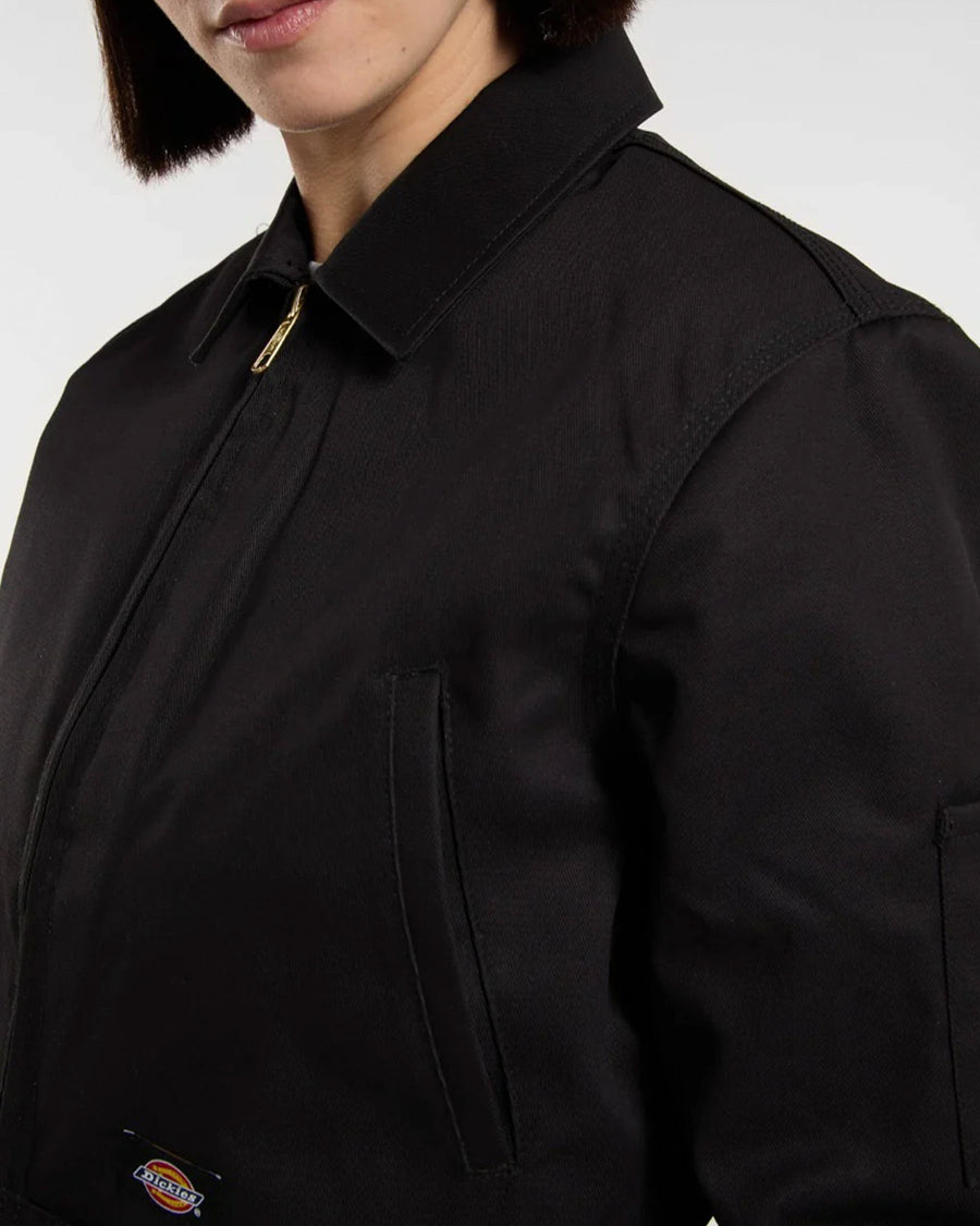 LINED EISENHOWER CROP W