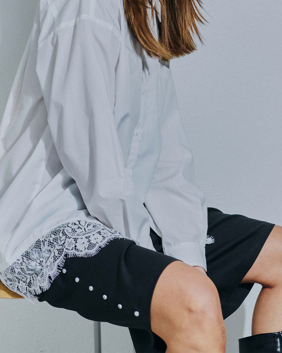 Milla studs bermuda shorts