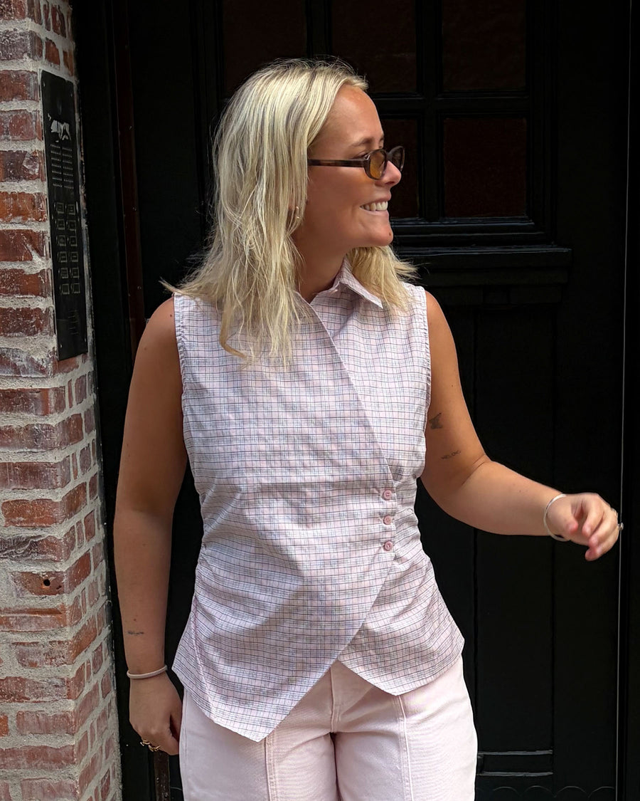 Carys check top