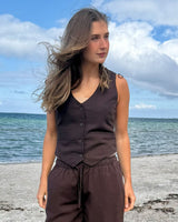 Puragnes linen vest