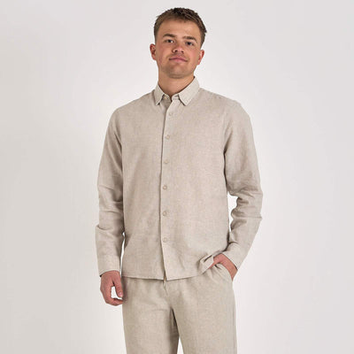 Mario linen Shirt LSThumbnail 