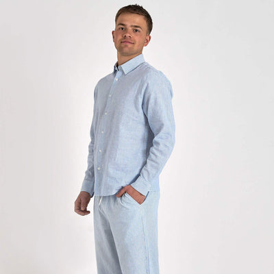 Mario linen Shirt LSThumbnail 