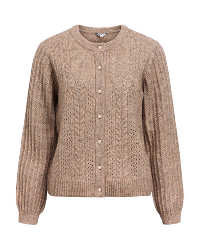OBJFLORA LS KNIT CARDIGANThumbnail 