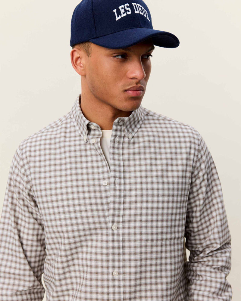 Two Tone Mini Check Shirt