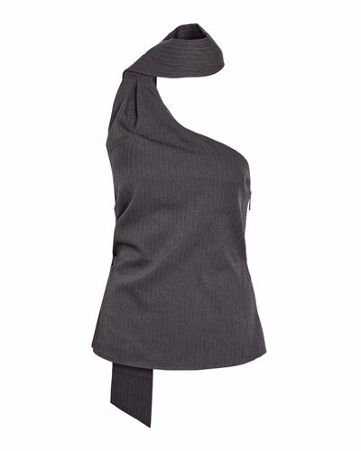 NMPINE ONESHOULDER SCARF TOPThumbnail 