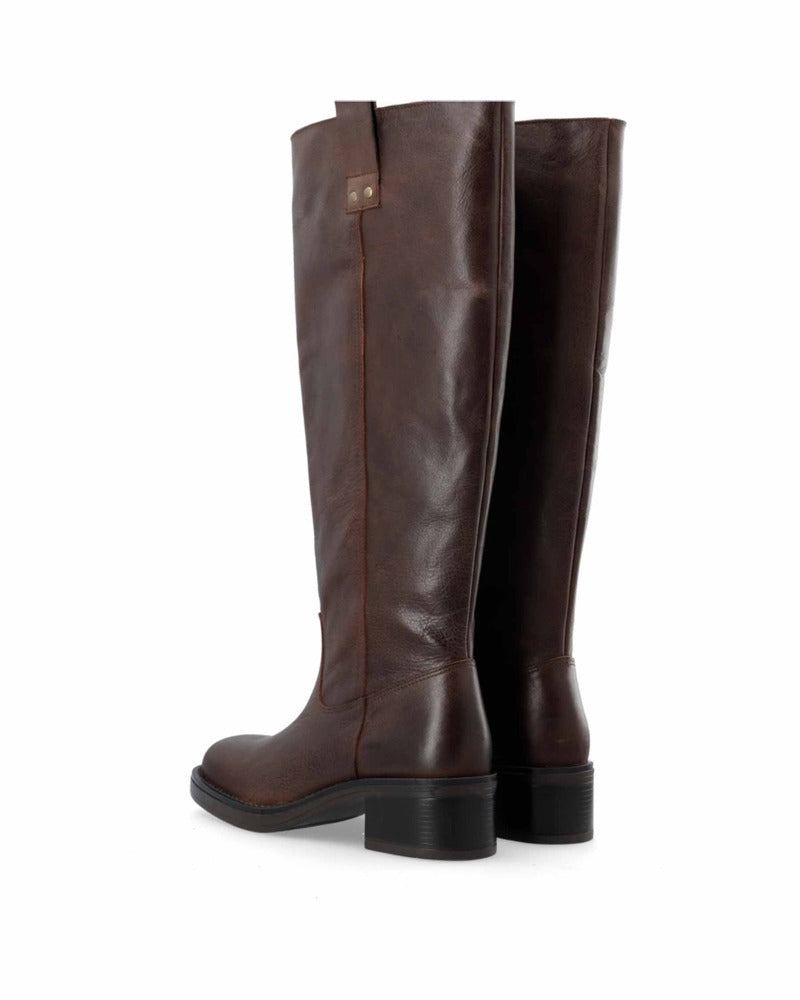 BIAMARY Knee High Boot Leather
