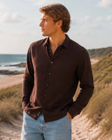 Mario linen shirt ls