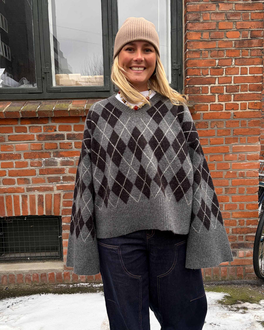 Larisa check knit