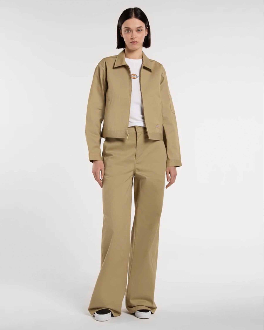 LINED EISENHOWER CROP W