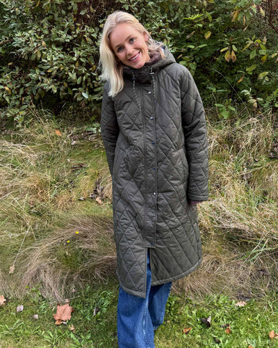 OBJAMANDA LONG QUILT COATThumbnail 