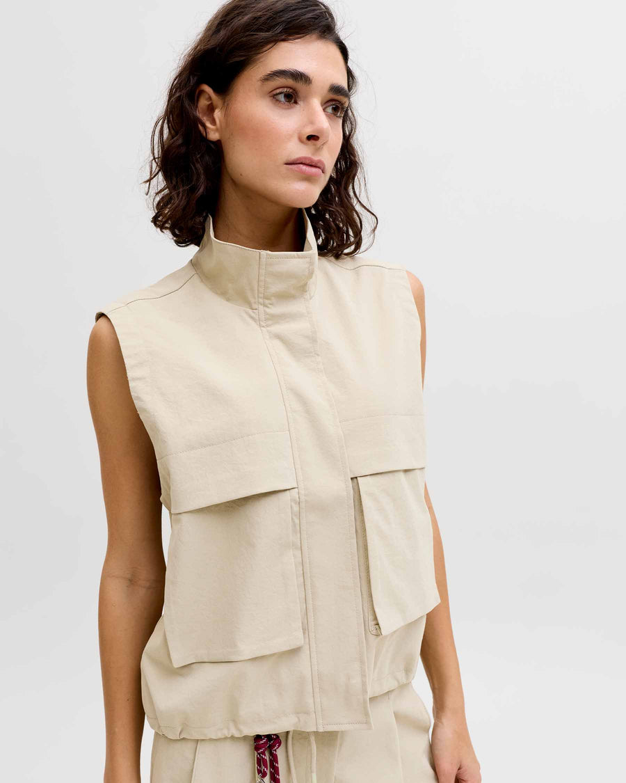 JXCAROL OLIVE VEST