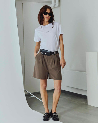 Puramelia pleat shortsThumbnail 